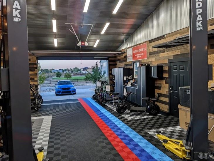 Pp Interlocking Plastic Garage Flooring